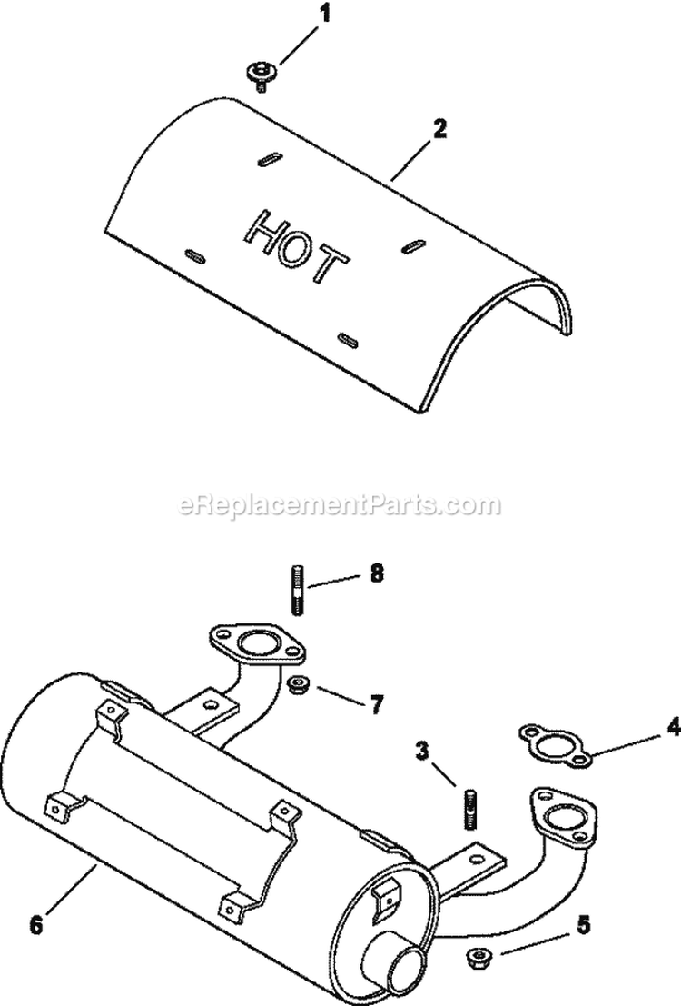 Page G Diagram and Parts List for CV23-75539  Kohler Engine