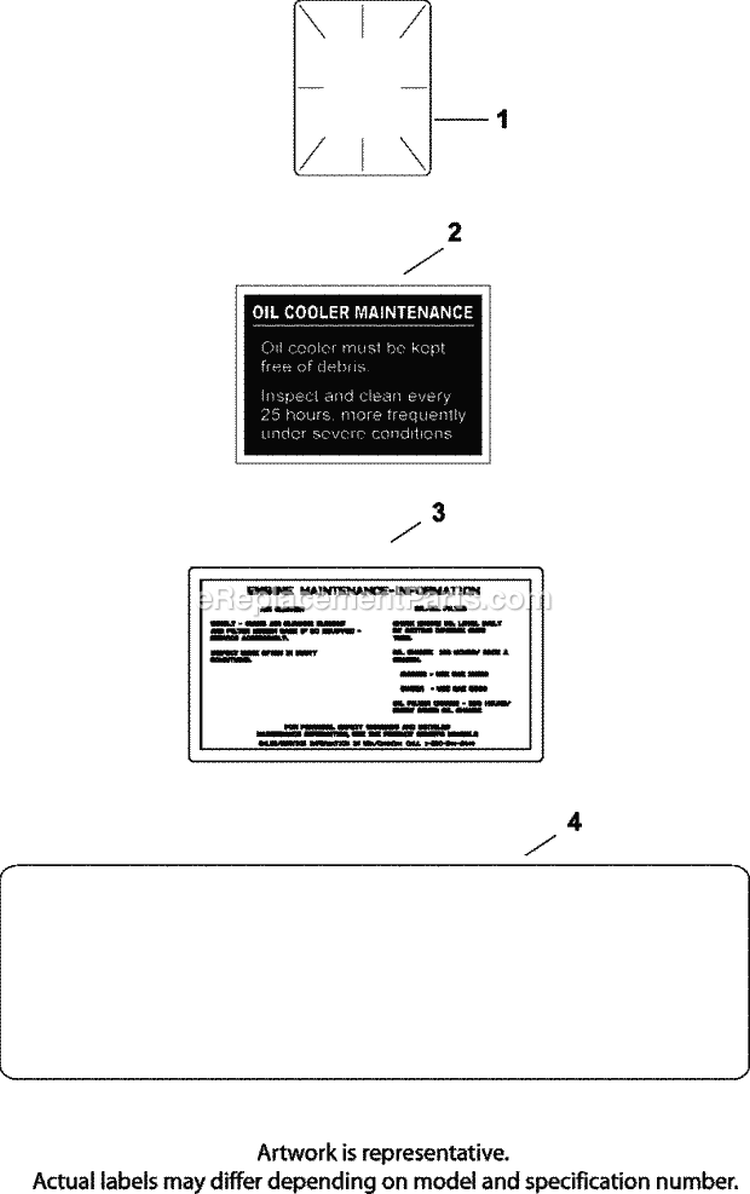 Page E Diagram and Parts List for CV730-3126  Kohler Engine