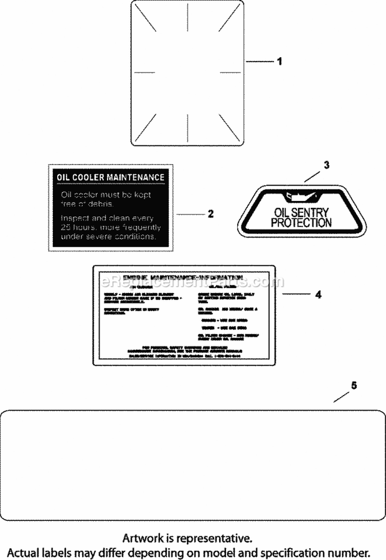 Page F Diagram and Parts List for CV730-3128  Kohler Engine