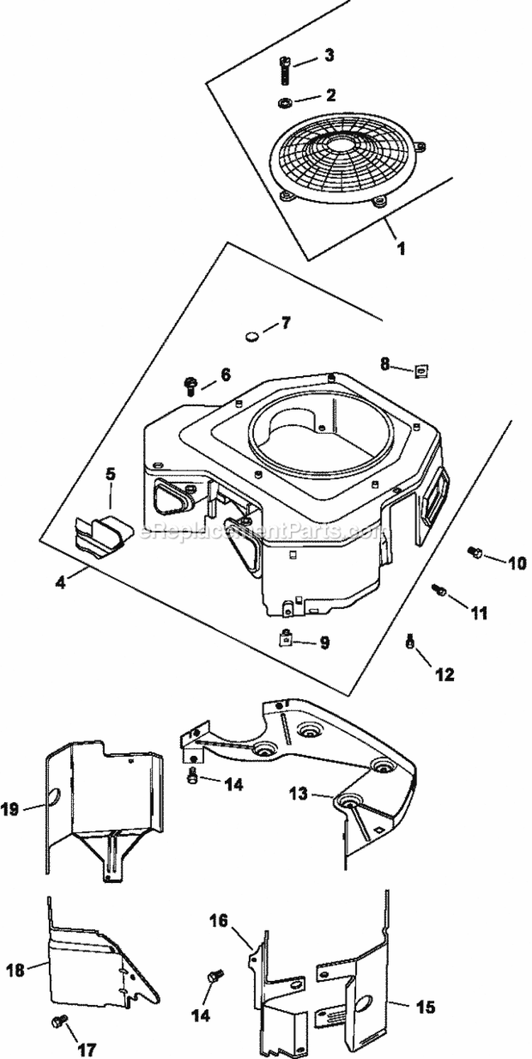 Page C Diagram and Parts List for CV730-3134  Kohler Engine