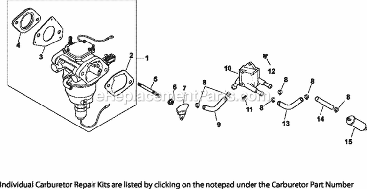 Page I Diagram and Parts List for CV25-69535  Kohler Engine