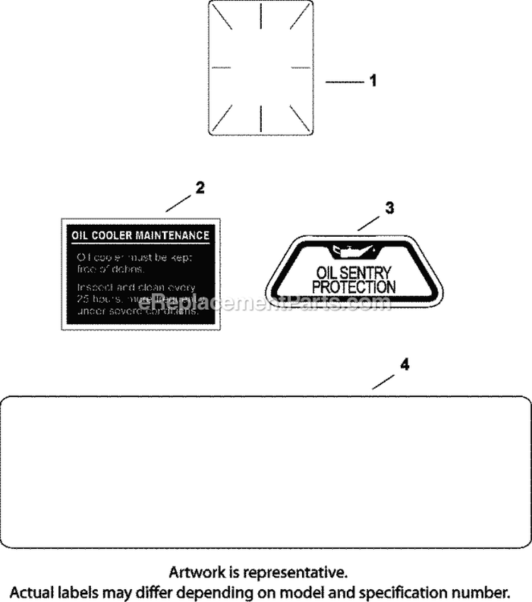 Page E Diagram and Parts List for CV25-69515  Kohler Engine