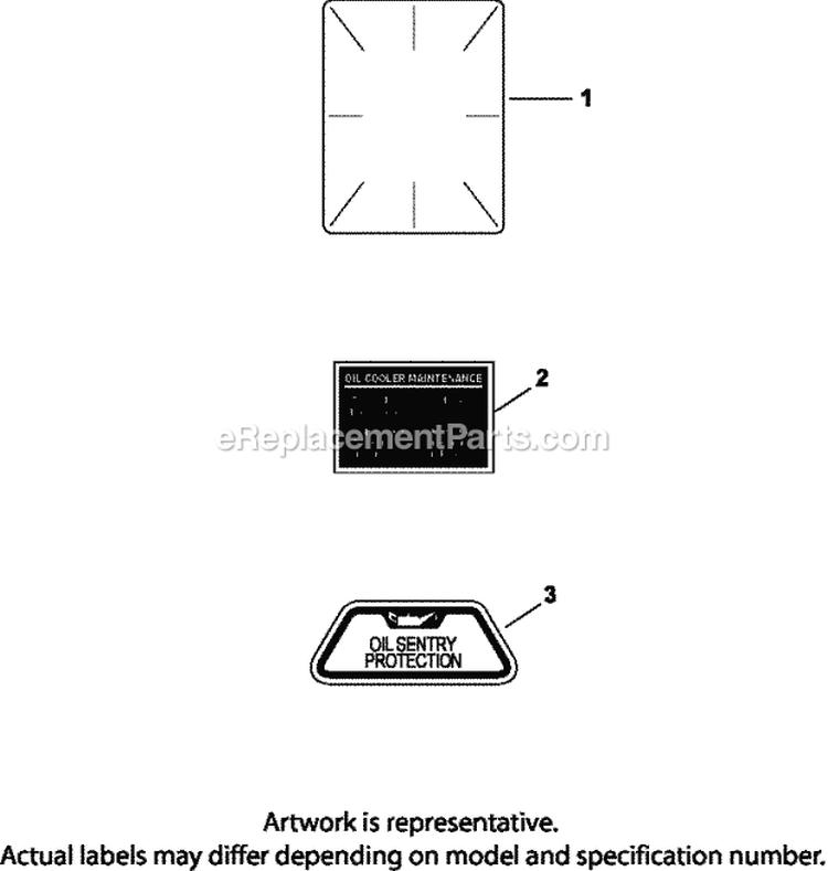Page E Diagram and Parts List for CV26-79516  Kohler Engine