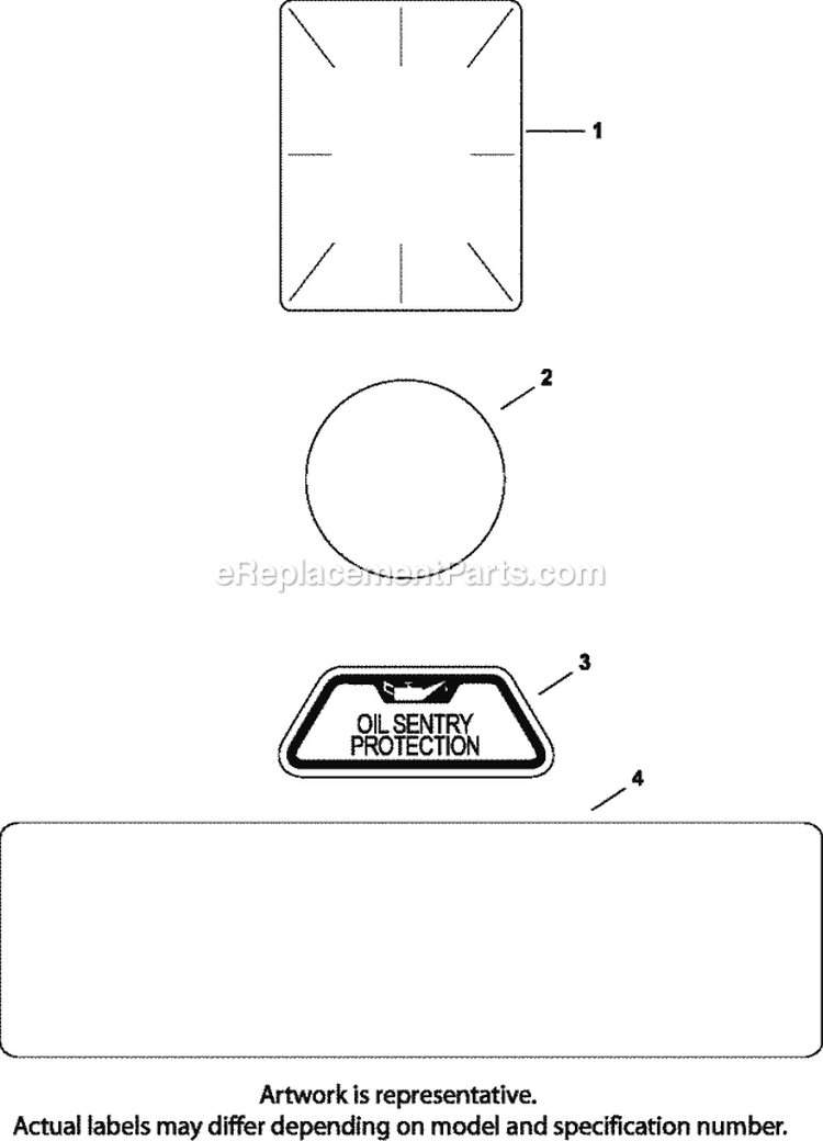 Page E Diagram and Parts List for CV740-0030  Kohler Engine