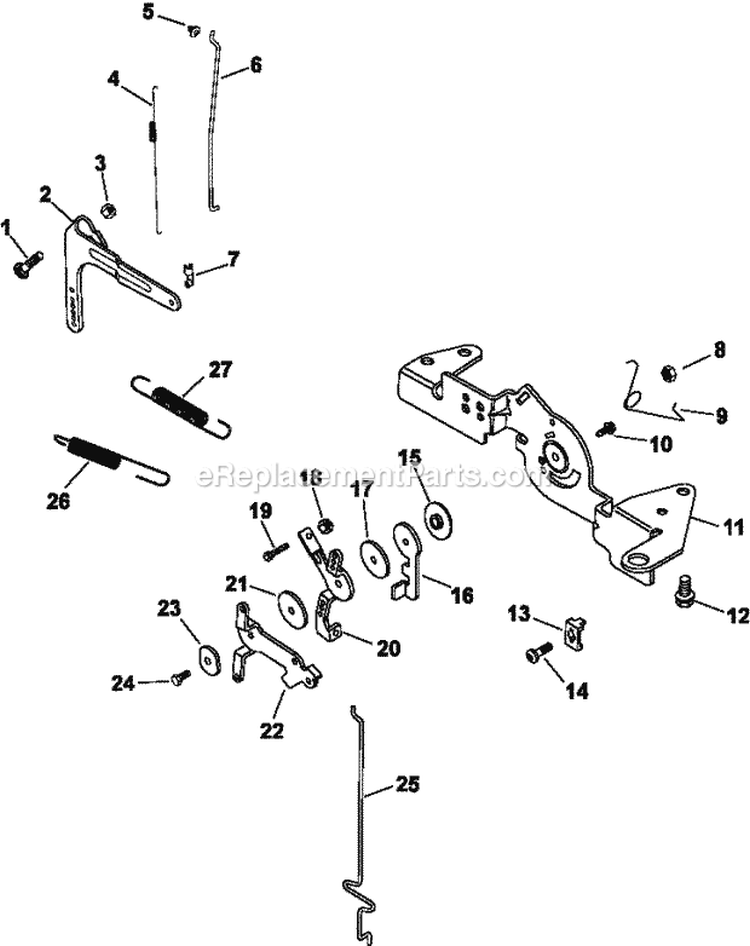 Page F Diagram and Parts List for CV22-75599  Kohler Engine