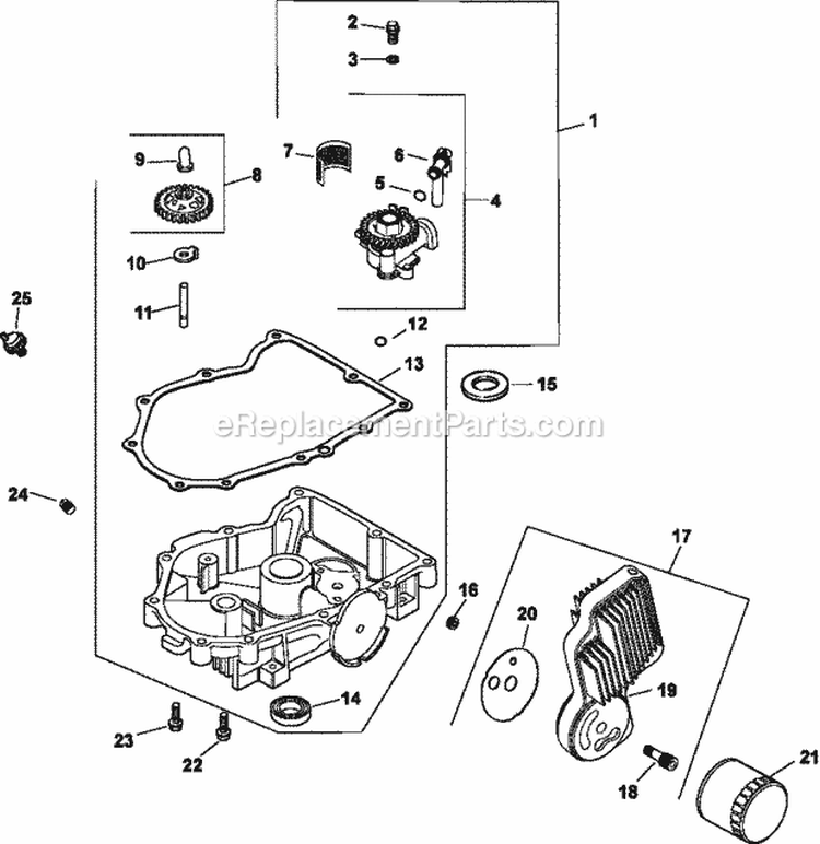 Page L Diagram and Parts List for CV740-0033  Kohler Engine