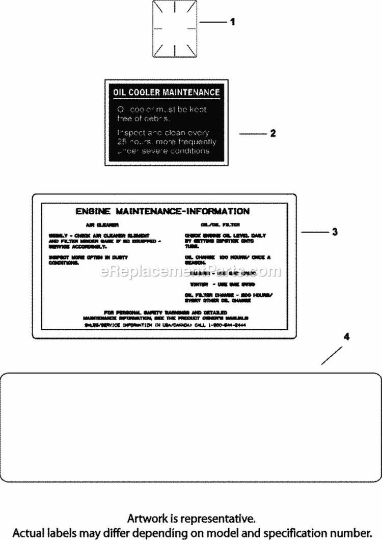 Page E Diagram and Parts List for CV740-0035  Kohler Engine