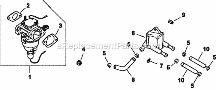 Page H Diagram and Parts List for CV740-0037  Kohler Engine