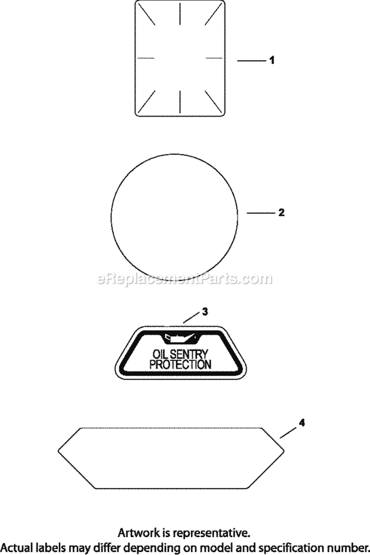 Page F Diagram and Parts List for CV22-75527  Kohler Engine