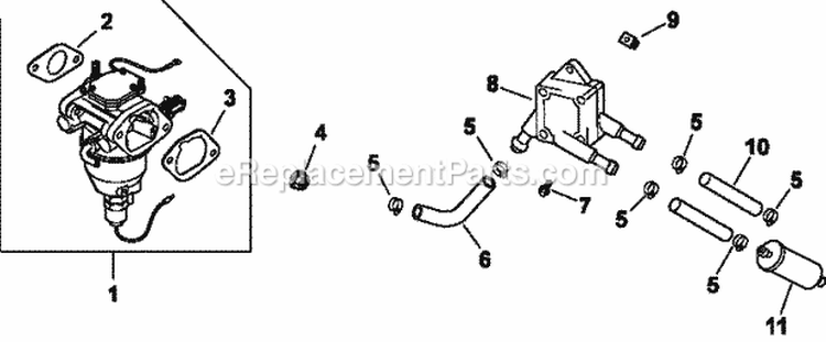 Page H Diagram and Parts List for CV730-3114  Kohler Engine