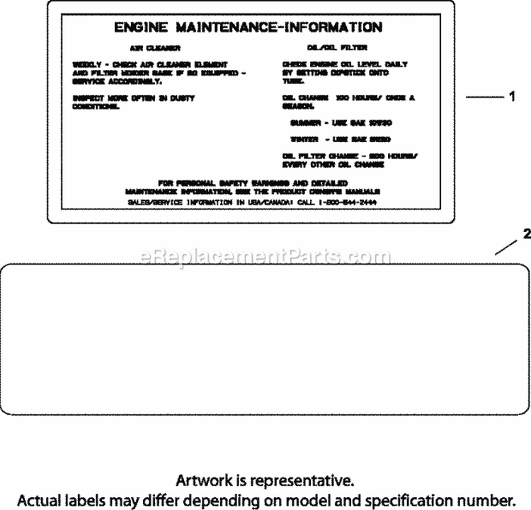 Page F Diagram and Parts List for CV740-0036  Kohler Engine
