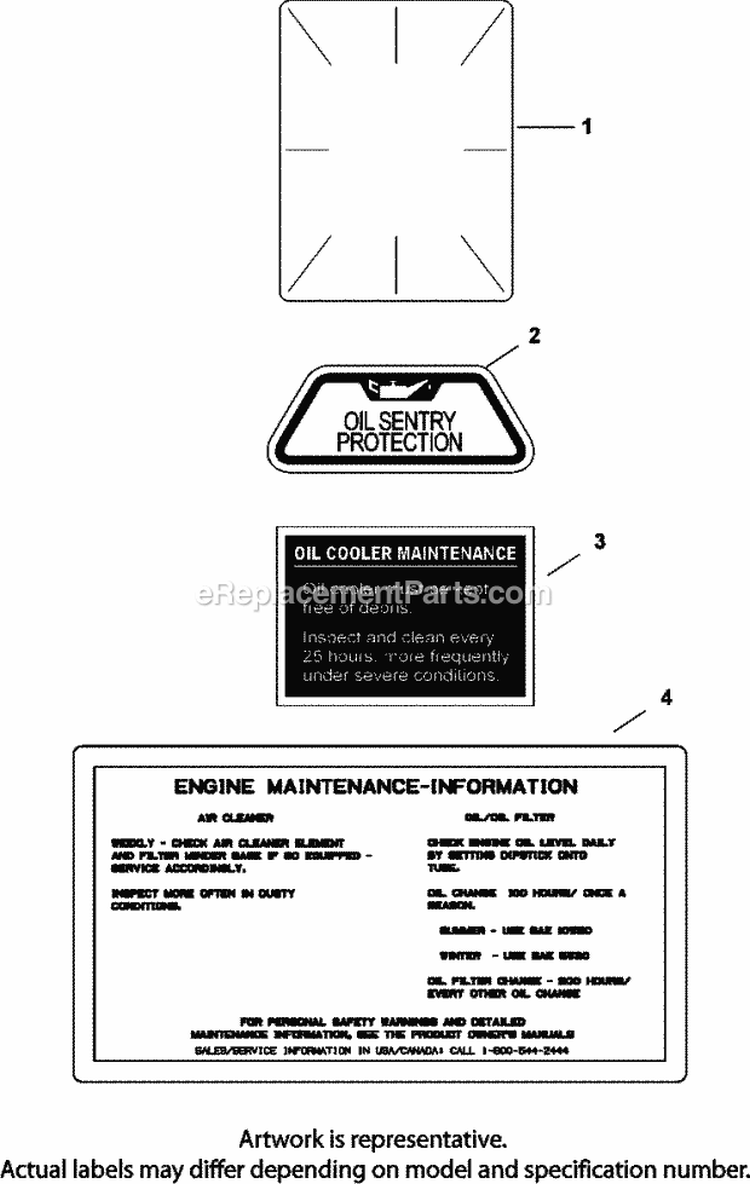 Page F Diagram and Parts List for CV740-3120  Kohler Engine