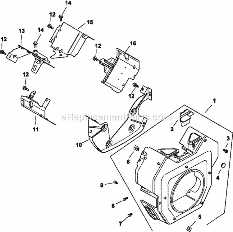 Page B Diagram and Parts List for CV730-3113  Kohler Engine