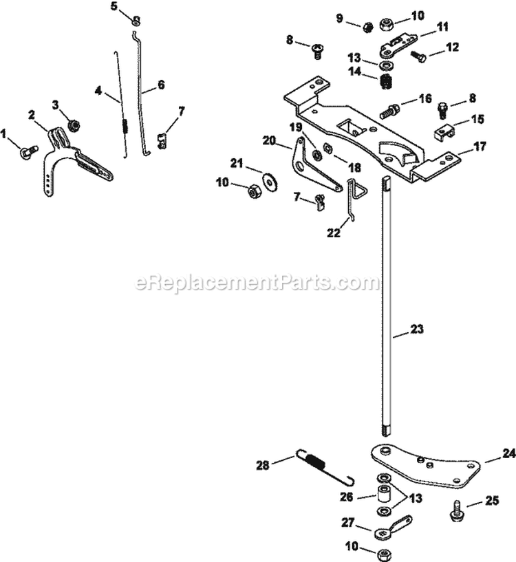 Page G Diagram and Parts List for CV18-61544  Kohler Engine