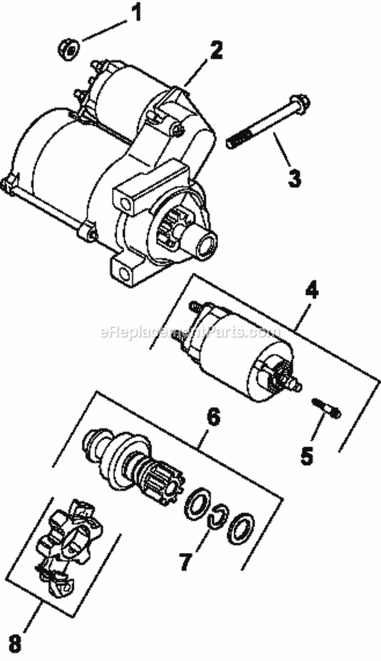 Page R Diagram and Parts List for CH26-78516  Kohler Engine