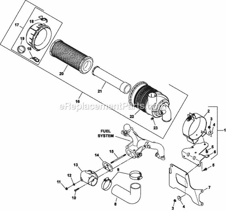 Page A Diagram and Parts List for CV26-79516  Kohler Engine
