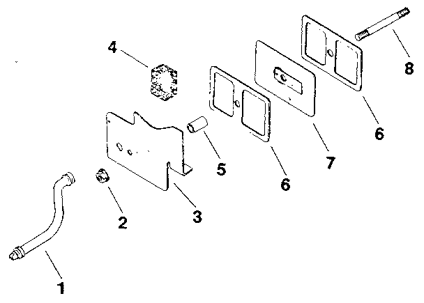 Breather & vent - group 3 Diagram and Parts List for M8ST-301548  Kohler Engine