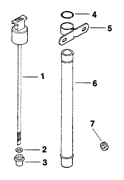 Dipstick - group 10 Diagram and Parts List for MV16QS-56516  Kohler Engine