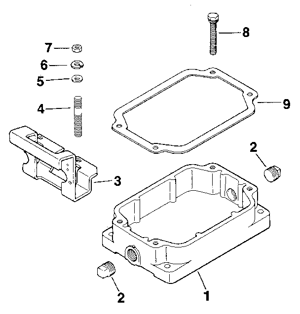 Oil pan - group 21 Diagram and Parts List for M8ST-301548  Kohler Engine