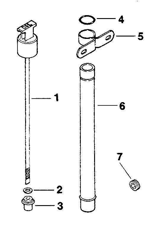 Dipstick - group 10 Diagram and Parts List for MV20S-57514  Kohler Engine