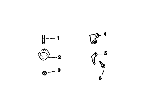 Exhaust Diagram and Parts List for CV15S-41565  Kohler Engine