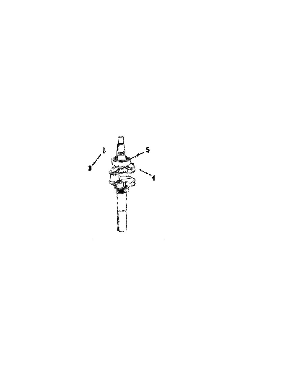 Crankshaft Diagram and Parts List for XT650-2031  Kohler Engine