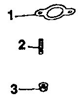 Exhaust Diagram and Parts List for CV22S-PS67515  Kohler Engine