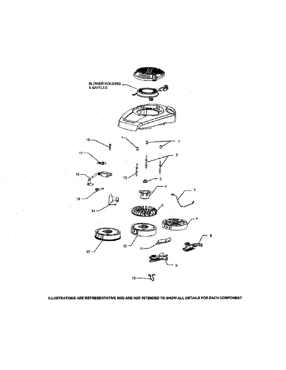 Ignition/charging Diagram and Parts List for PH-XT675-2044  Kohler Engine