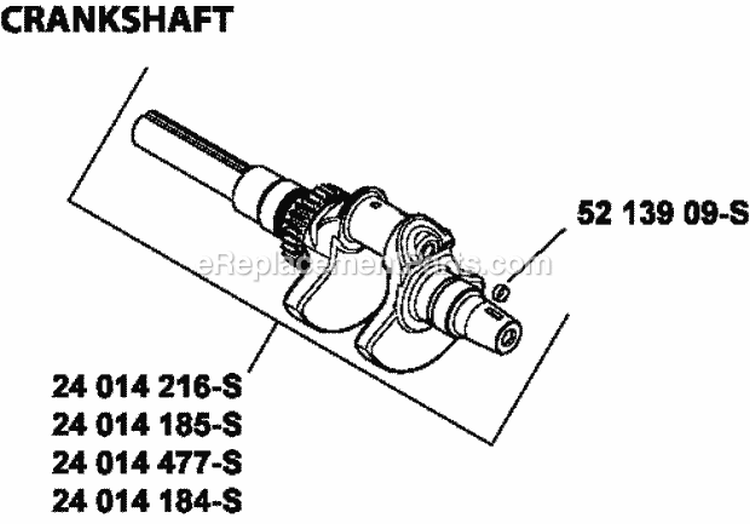 Page D Diagram and Parts List for ECH650-3002  Kohler Engine