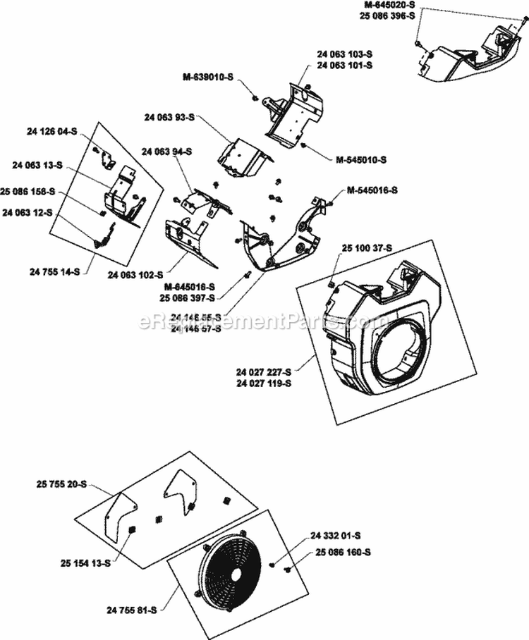 Page C Diagram and Parts List for ECH680-3011  Kohler Engine