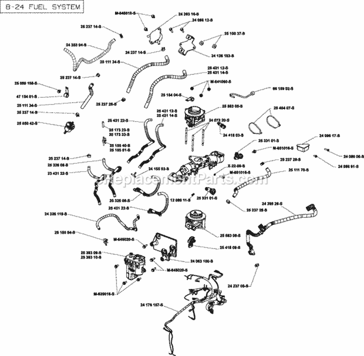 Page I Diagram and Parts List for ECH730-3017  Kohler Engine
