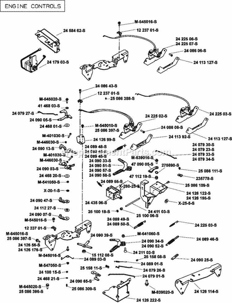Page G Diagram and Parts List for CH750-3050  Kohler Engine