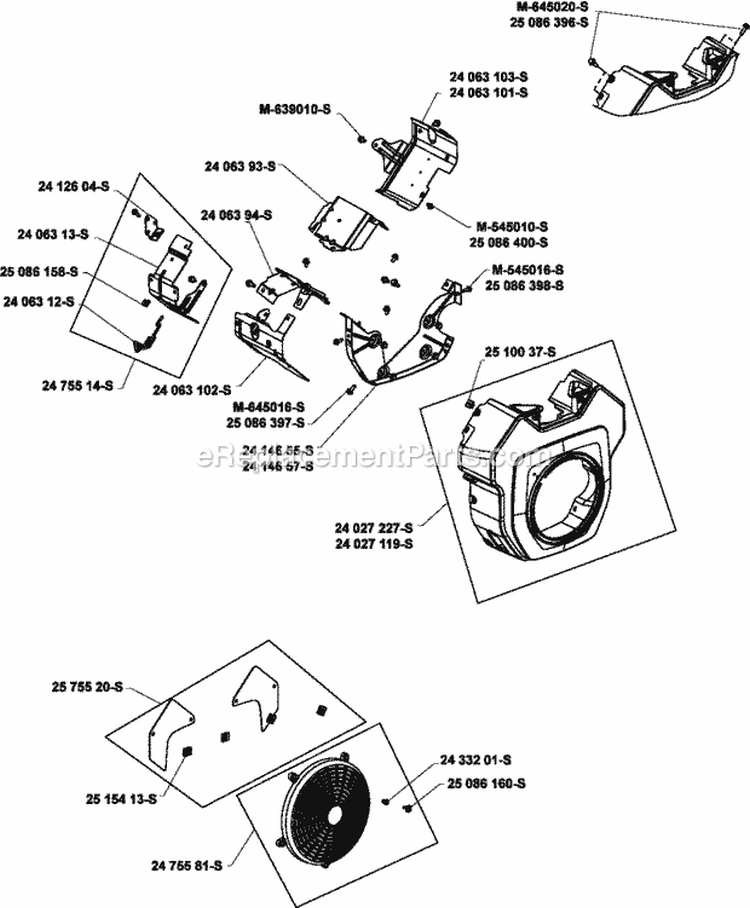 Page C Diagram and Parts List for ECH740-3011  Kohler Engine
