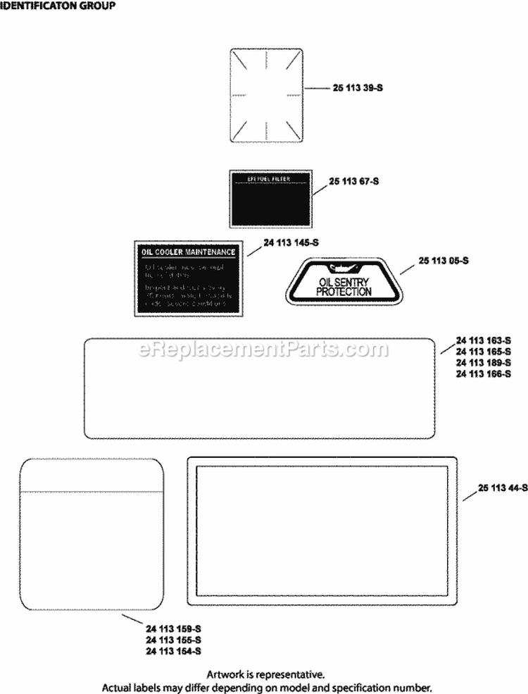 Page I Diagram and Parts List for ECV730-3013  Kohler Engine