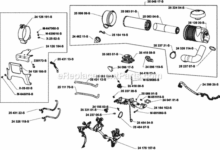 Page B Diagram and Parts List for ECV740-3011  Kohler Engine