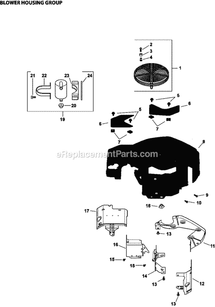 Page C Diagram and Parts List for ECV749-3011  Kohler Engine