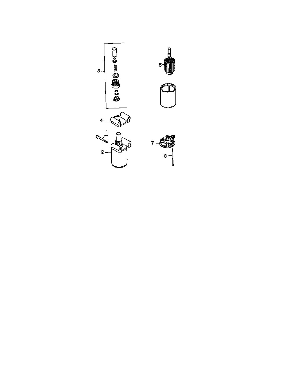 Starting system Diagram and Parts List for CV15S-41567  Kohler Engine