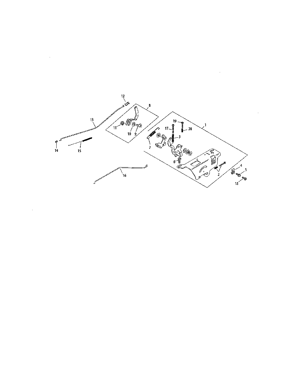 Controls Diagram and Parts List for 752KSV6000225  Kohler Engine