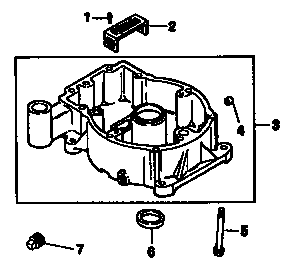 Oil pan Diagram and Parts List for MV205-57527  Kohler Engine