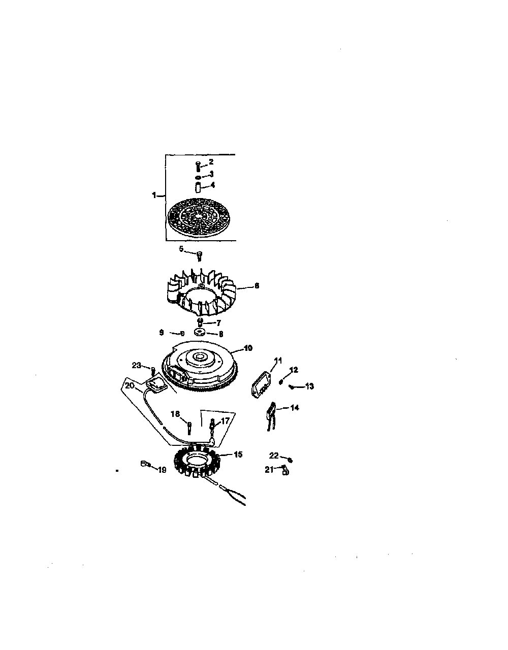 Ignition/electrical Diagram and Parts List for CV20S-65563  Kohler Engine