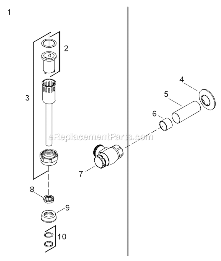 Page B Diagram and Parts List for K-10949  Kohler 
