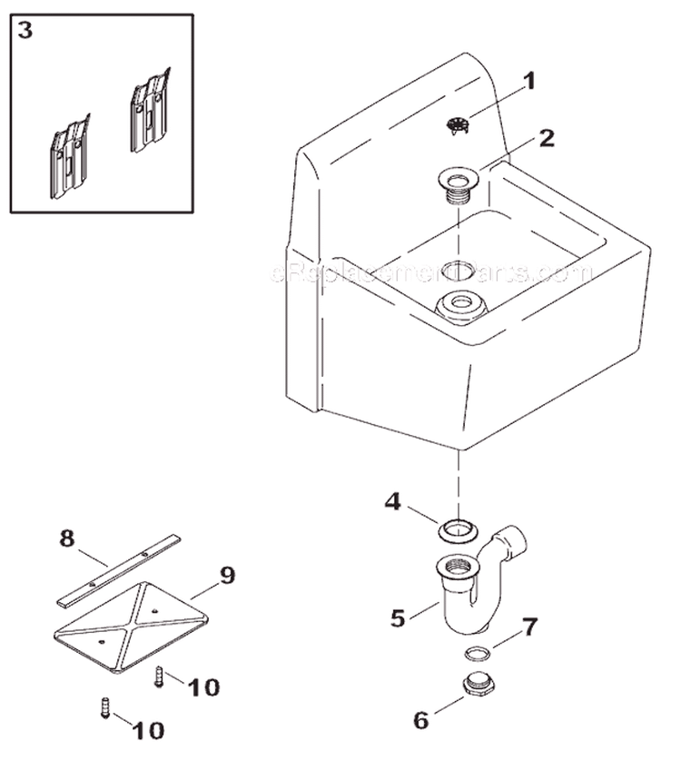 Page A Diagram and Parts List for K-5264  Kohler 