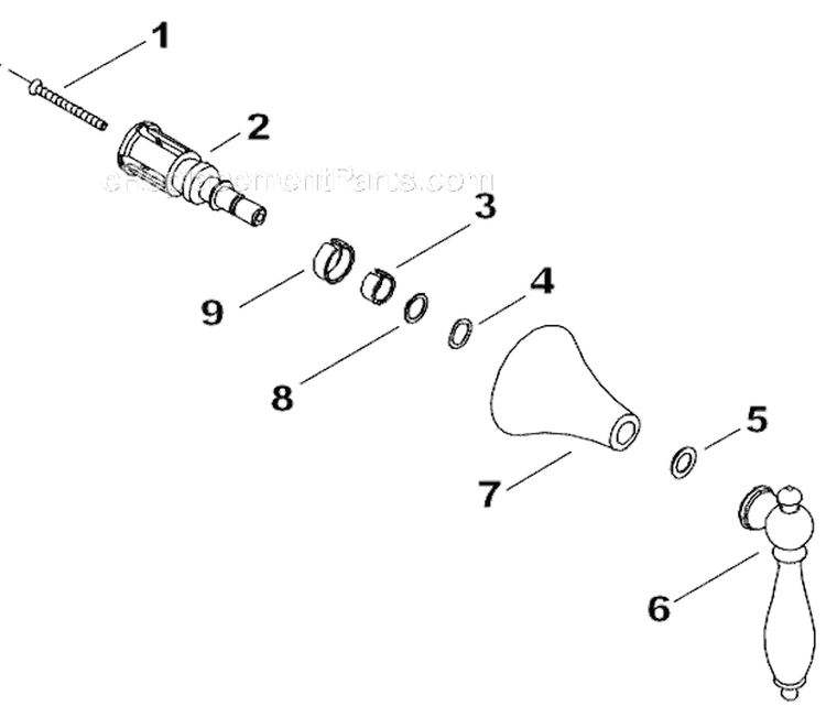 Page A Diagram and Parts List for K-T10302-4M  Kohler 