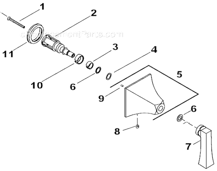 Page A Diagram and Parts List for K-T10421-4V  Kohler 