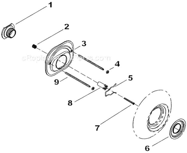 Page B Diagram and Parts List for K-T10680-4  Kohler 