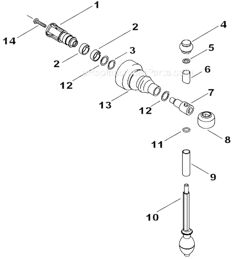 Page A Diagram and Parts List for K-T10681-4  Kohler 