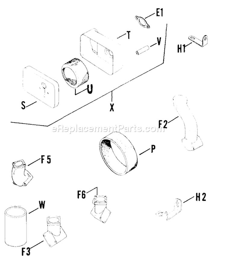 Page B Diagram and Parts List for K141-29169  Kohler Engine