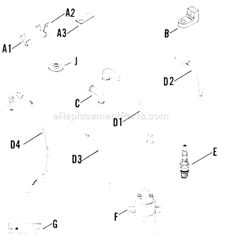 Page S Diagram and Parts List for K141-29161  Kohler Engine