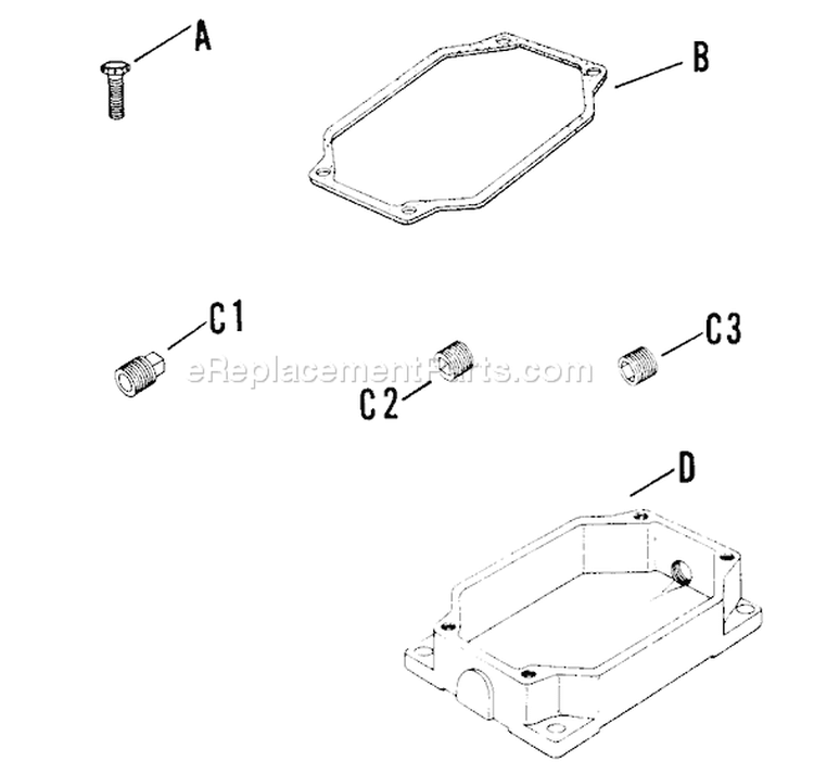 Page X Diagram and Parts List for K141-29161  Kohler Engine