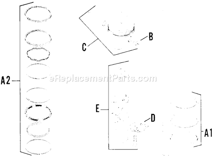 Page Y Diagram and Parts List for K141-29161  Kohler Engine